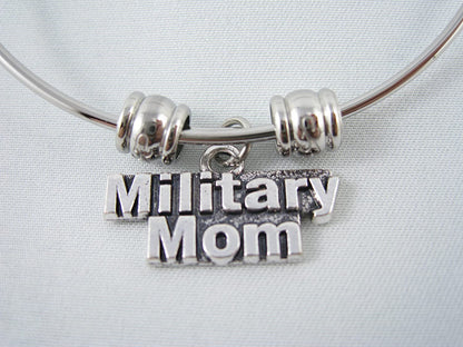 Emerald Park Jewelry Military Mom Bangle