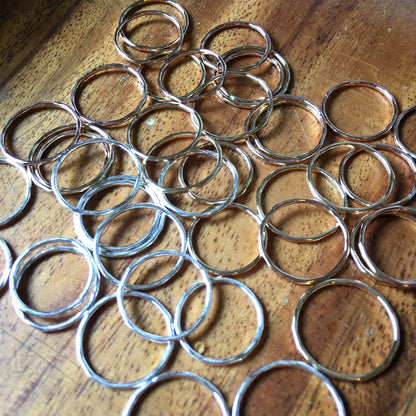 Rustic Stacking Rings
