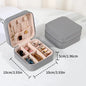 Portable Mini Jewelry Storage Box Travel Organizer Jewelry Case
