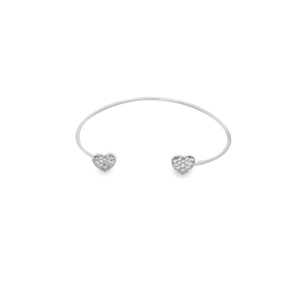 Heart Wrist Cuff Bangle (B53)