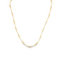 18K Gold Filled 4mm Beaded Chain Necklace (H184)