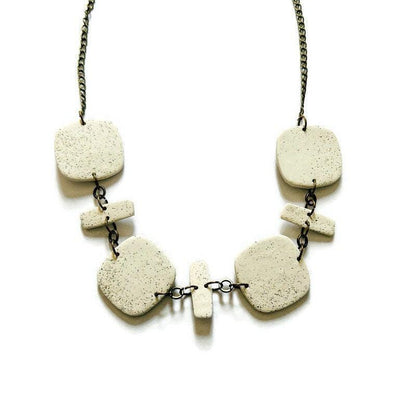 Modern Minimalist Clay Jewelry Set Handmade