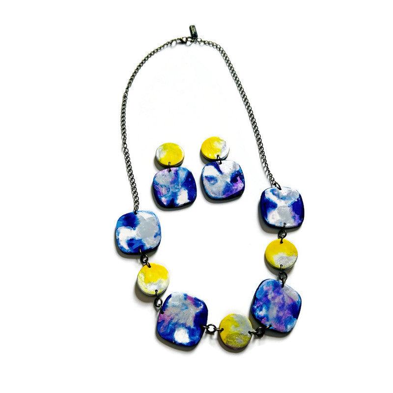Handmade Statement Jewelry Set for Summer