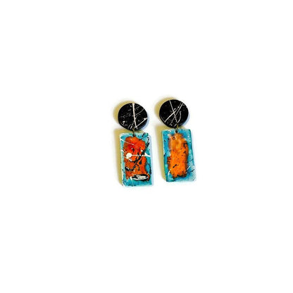 Paint Splash Jewelry Set Handmade