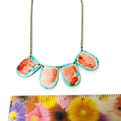 Pastel Statement Jewelry Set Handmade